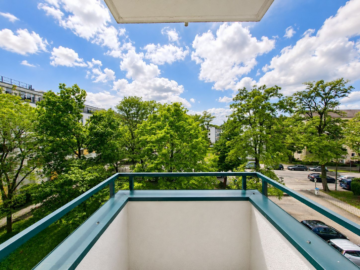 Balkonblick in ruhiger Lage: 2-Zimmer-Wohnung in München-Perlach (81539), 81539 München, Etagenwohnung