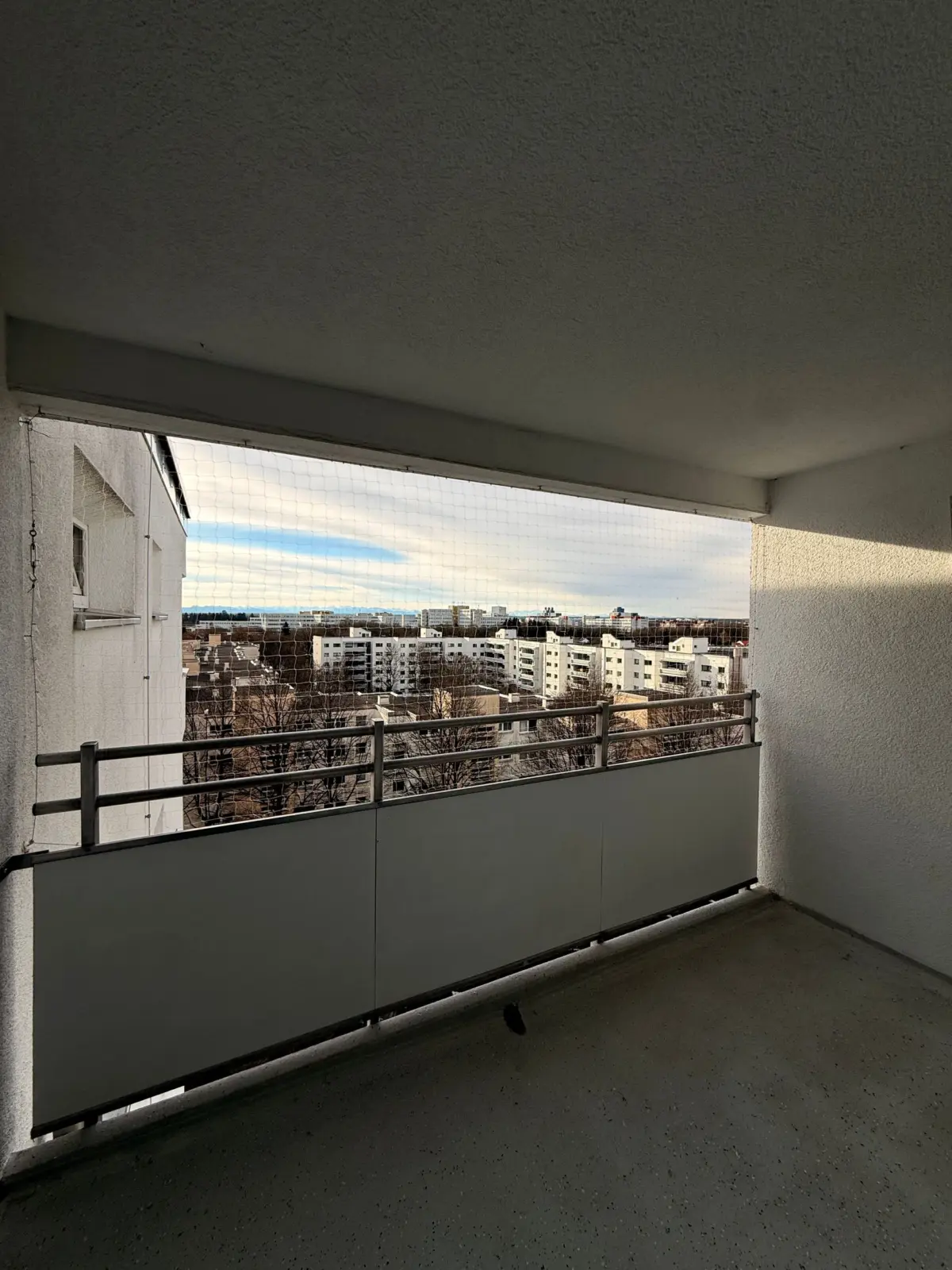 Balkon mit Stadtblick