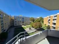 Blick vom Balkon