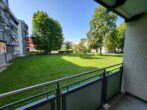 Schöne, modernisierte 3-Zimmerwohnung mit Loggia in der Hammerschmiede zu vermieten - Blick von der Loggia